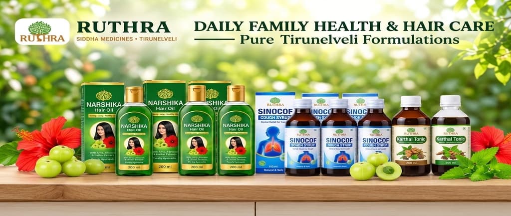 Daily Family Health & Narshika Hair Care - Siddha & Ayurveda Formulations